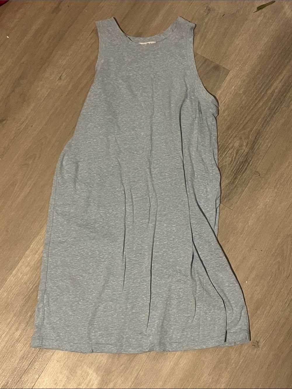 Z Supply Heathered Light Blue Tank Top Dress